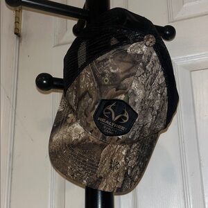 Realtree Camo Cap with Black Mesh